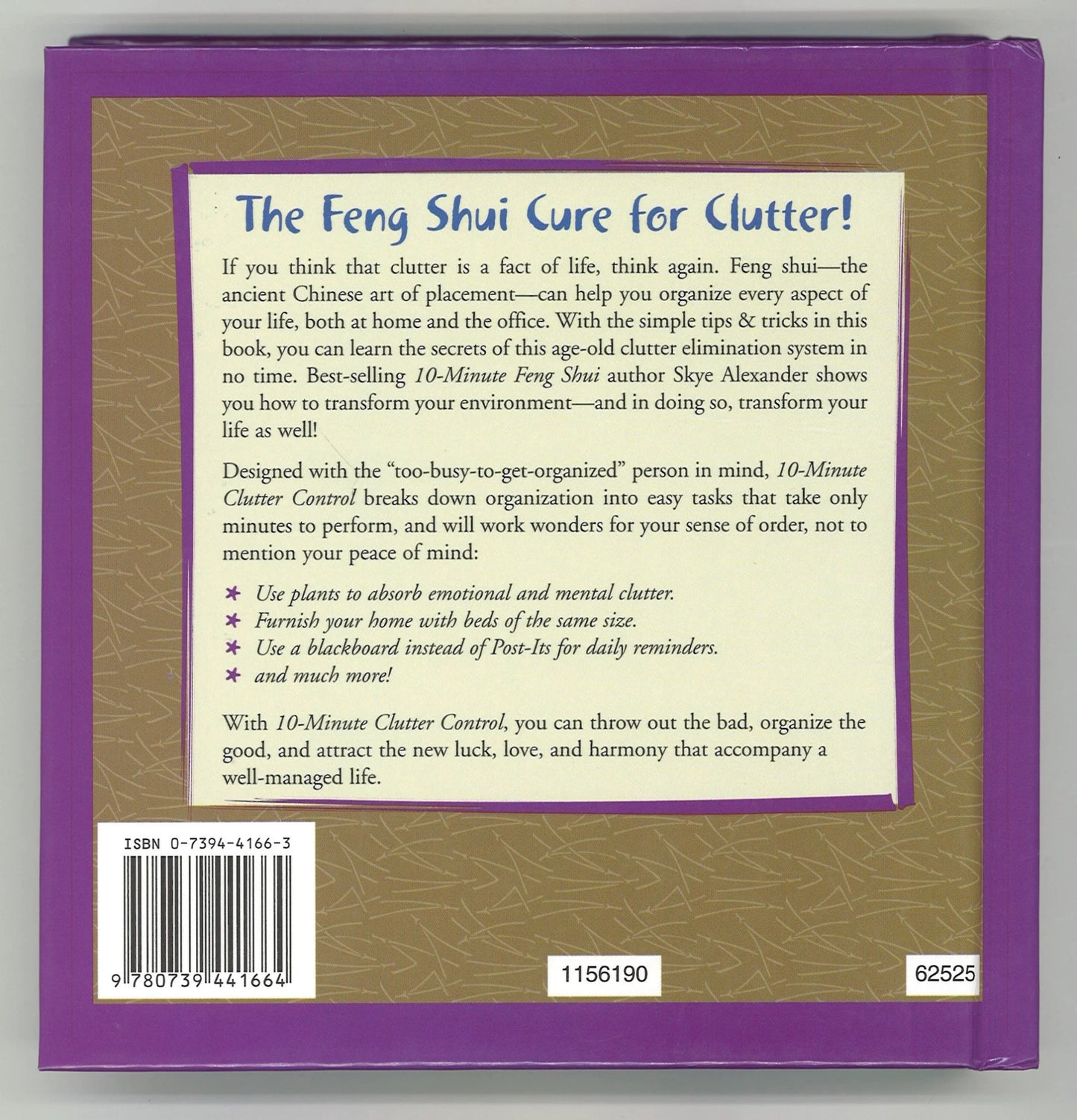 10 - Minute Clutter Control: Easy Feng Shui Tips for Getting Organized - The Bookstore