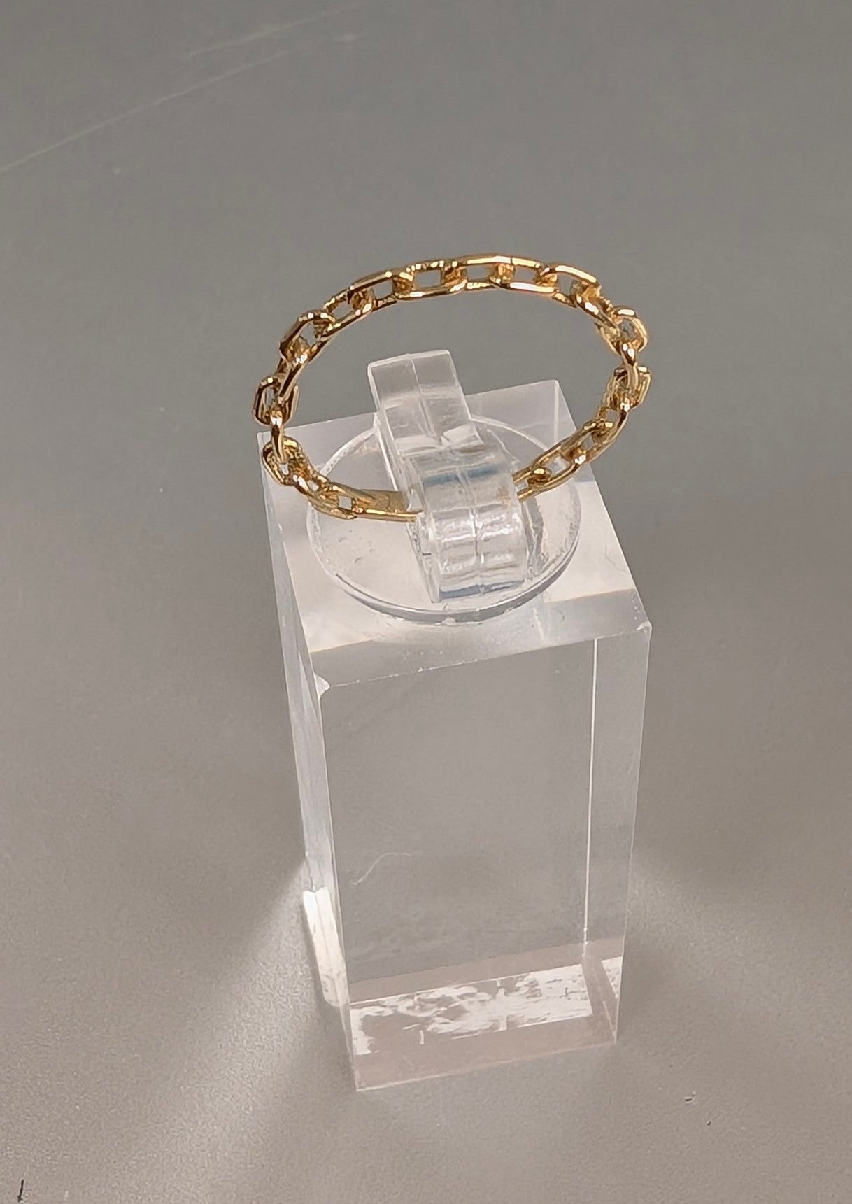 10K Yellow Gold Anchor Chain Link Ring House of Jewelry