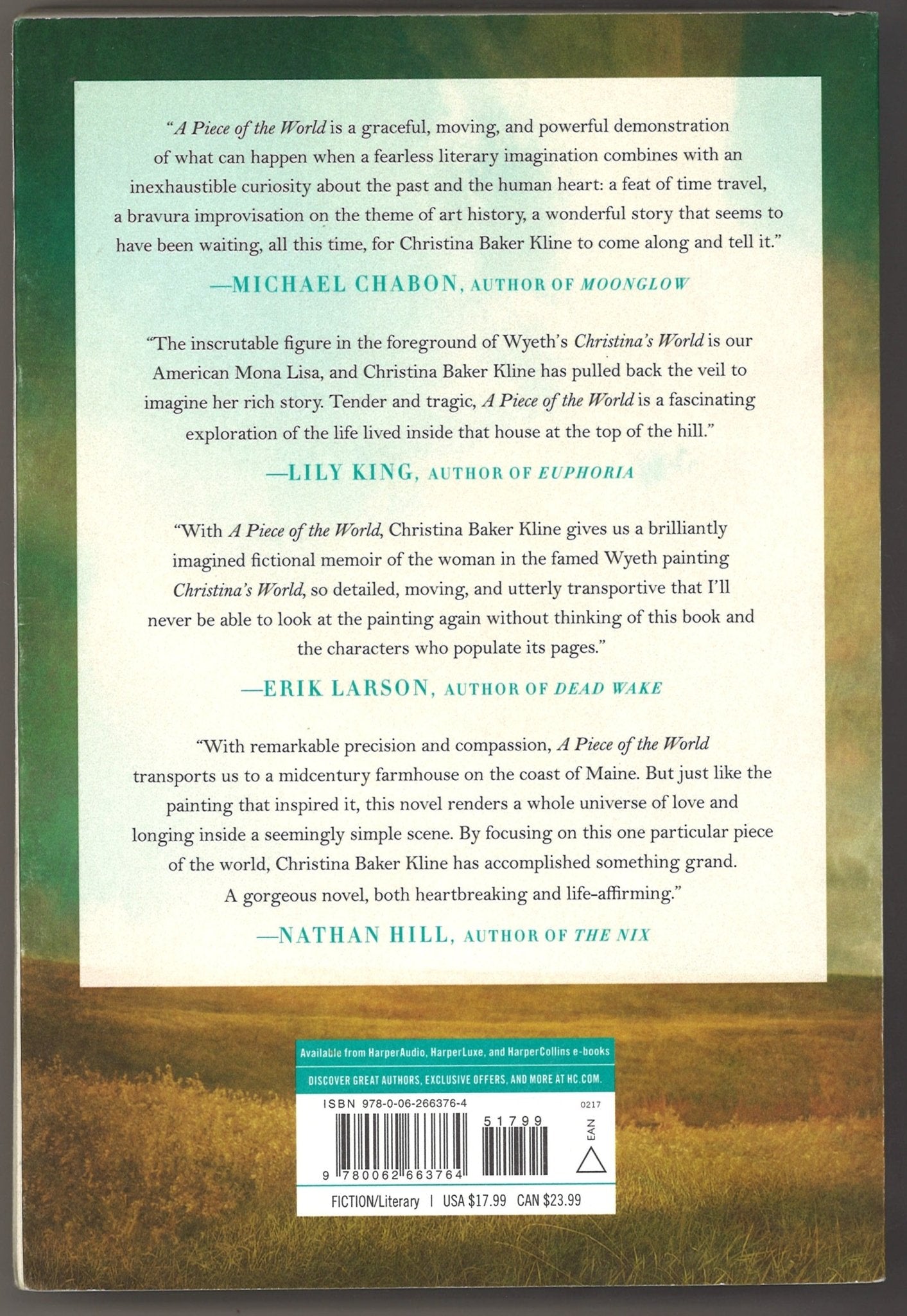 A Piece of the World: A Novel - The Bookstore