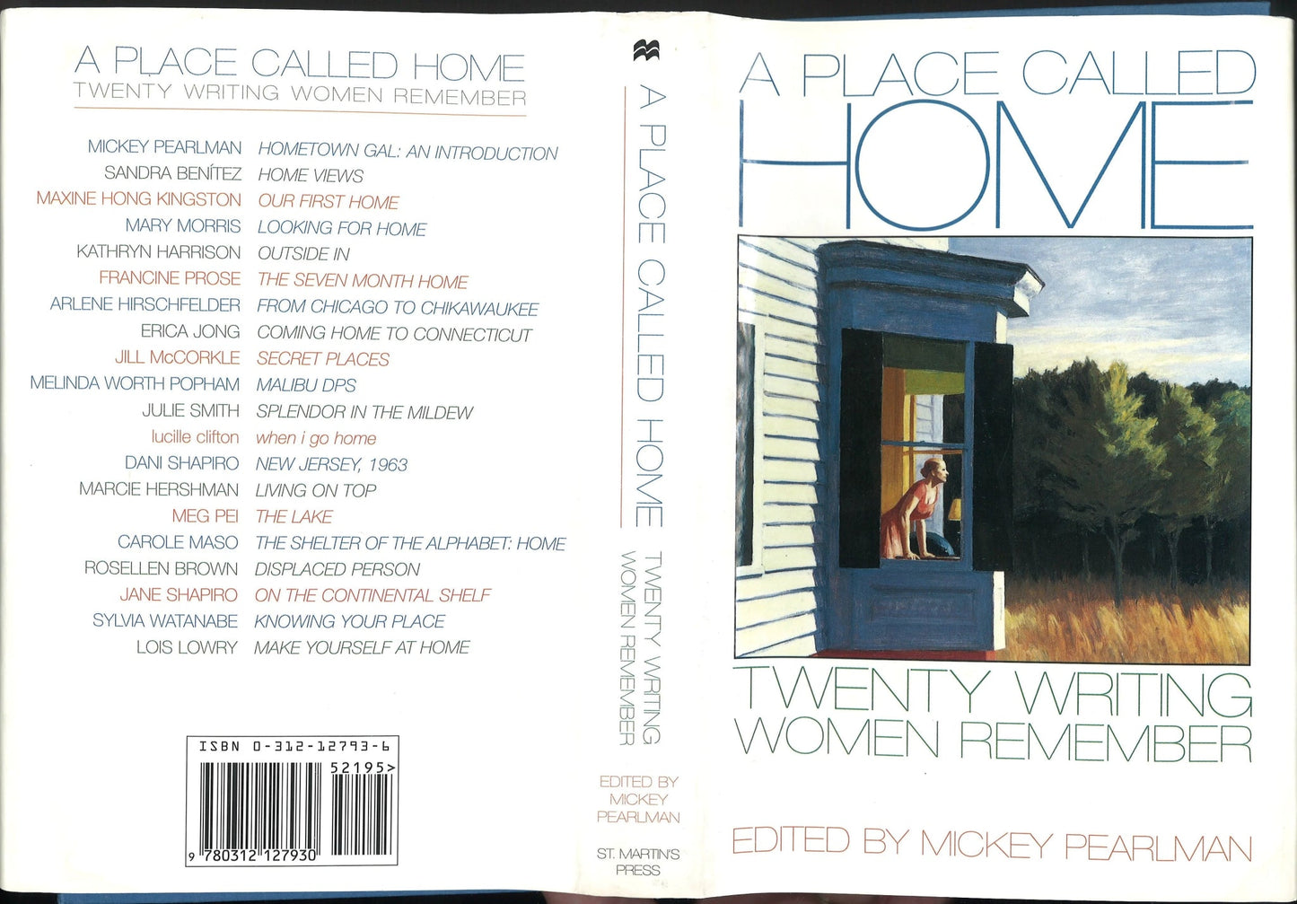 A Place Called Home: Twenty Writing Women Remember Mickey Pearlman