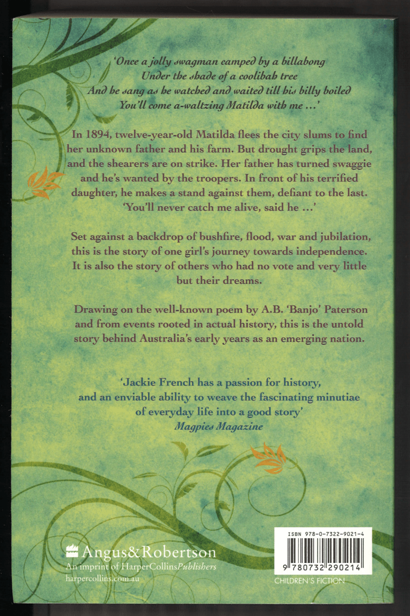 A Waltz for Matilda (The Matilda Saga, 1) - The Bookstore