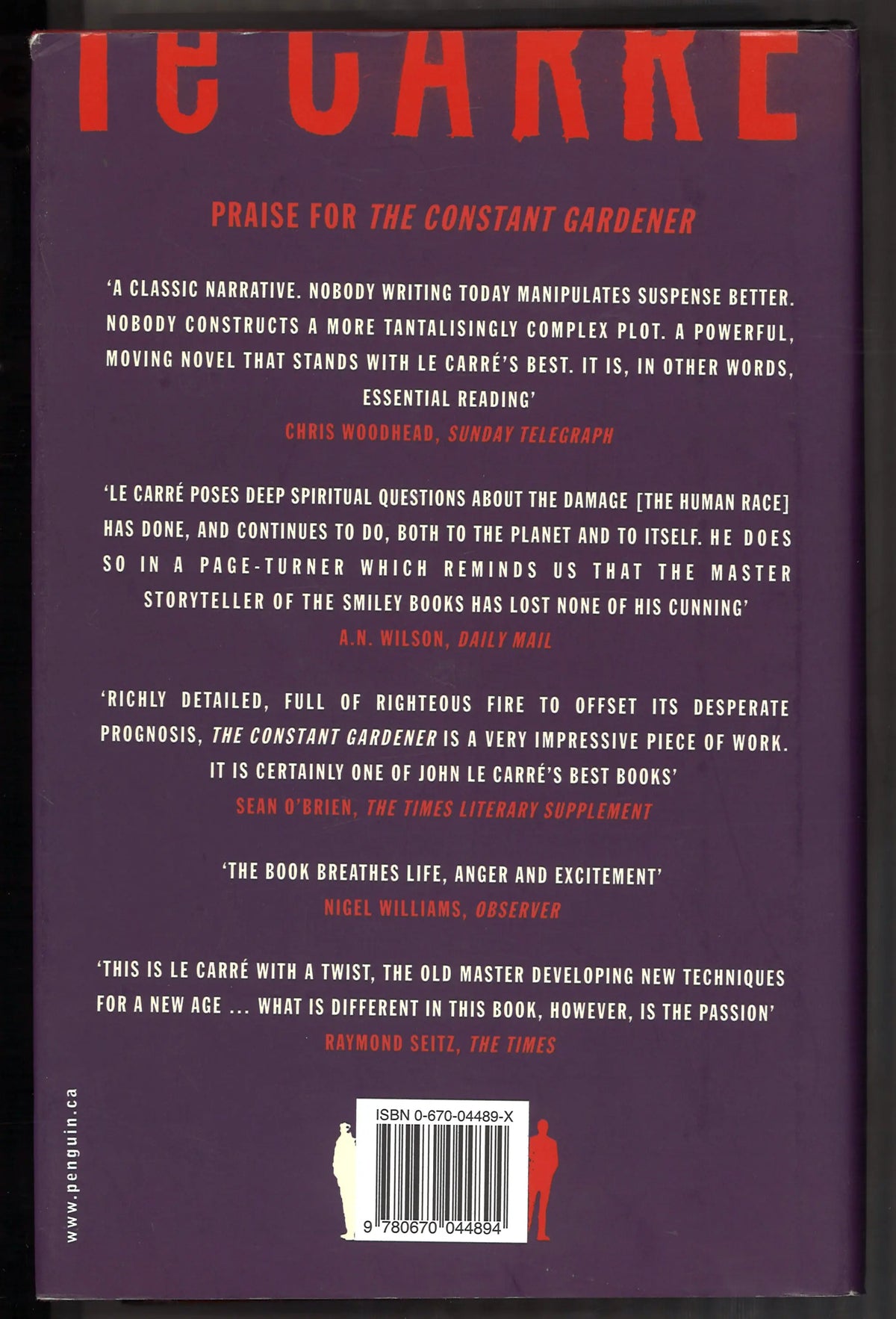 Absolute Friends by John le Carre