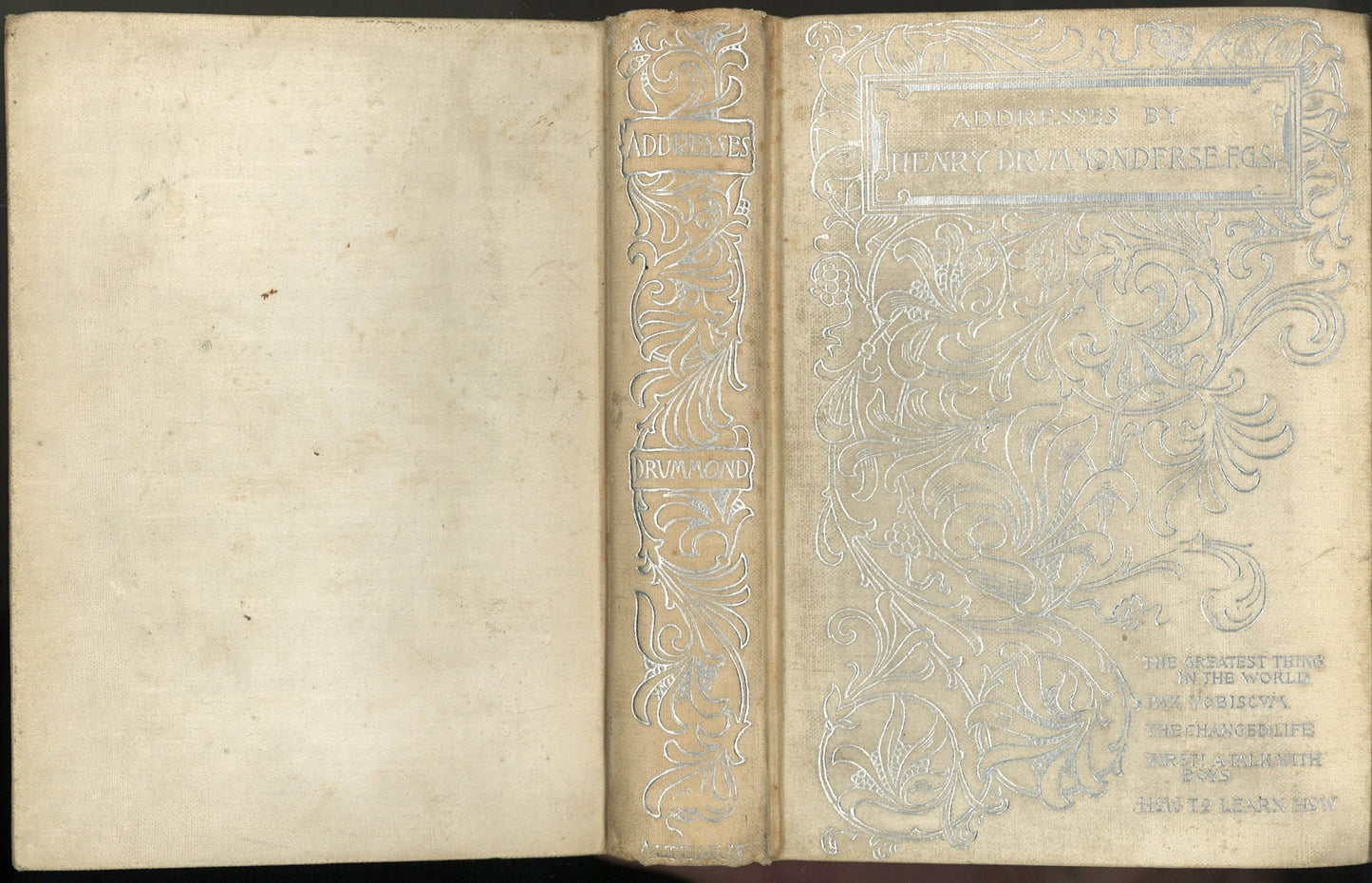 Addresses Henry Drummond F.R.S.E., F.G.S.
