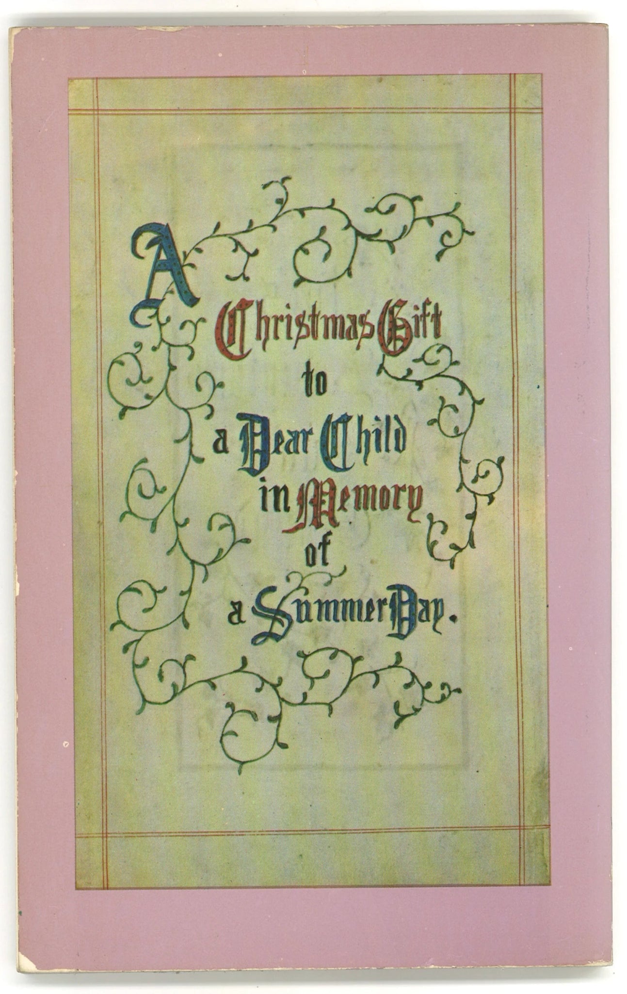 Alice's Adventures under Ground Lewis Carroll