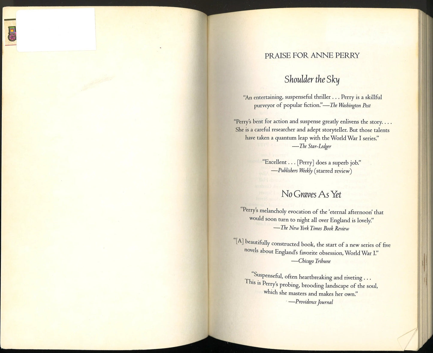 Angels in the Gloom Anne Perry