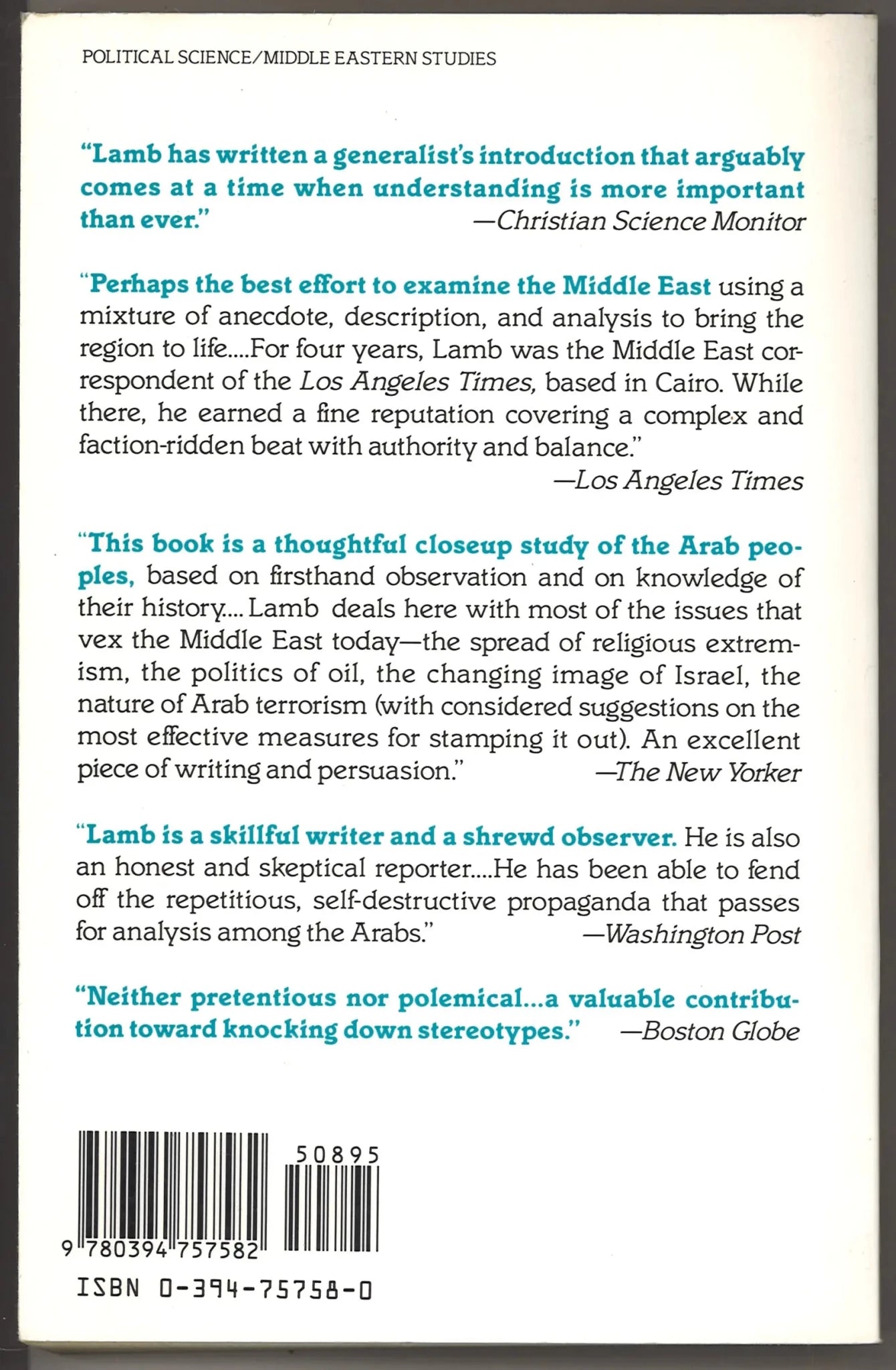 Arabs: Journeys Beyond the Mirage - The Bookstore