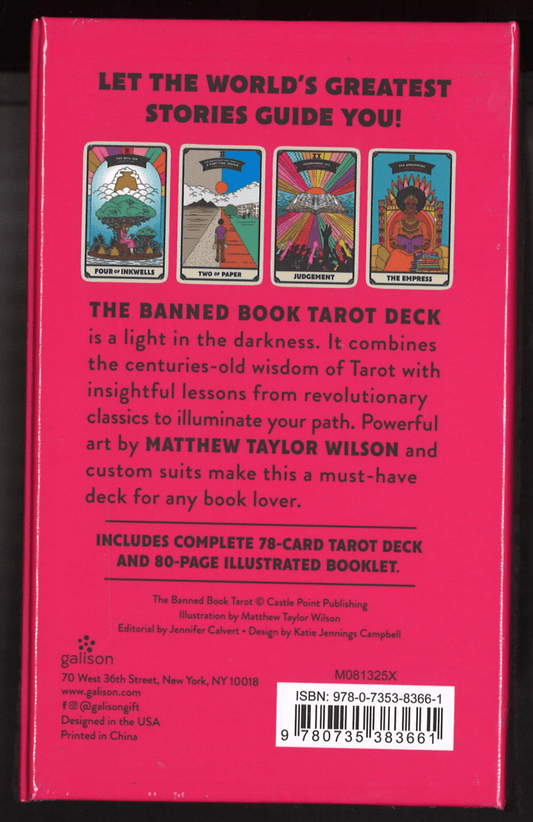 Banned Books Tarot Card Set – Illustrated by Matthew Taylor Wilson - The Bookstore