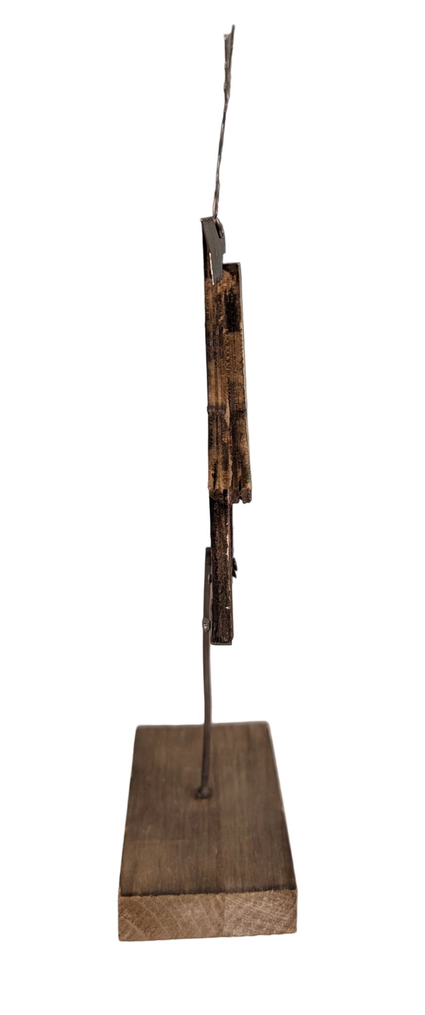 Barn Front on a Stick with Reindeer Weathervane — Wood & Vintage - Style Metal - The Bookstore