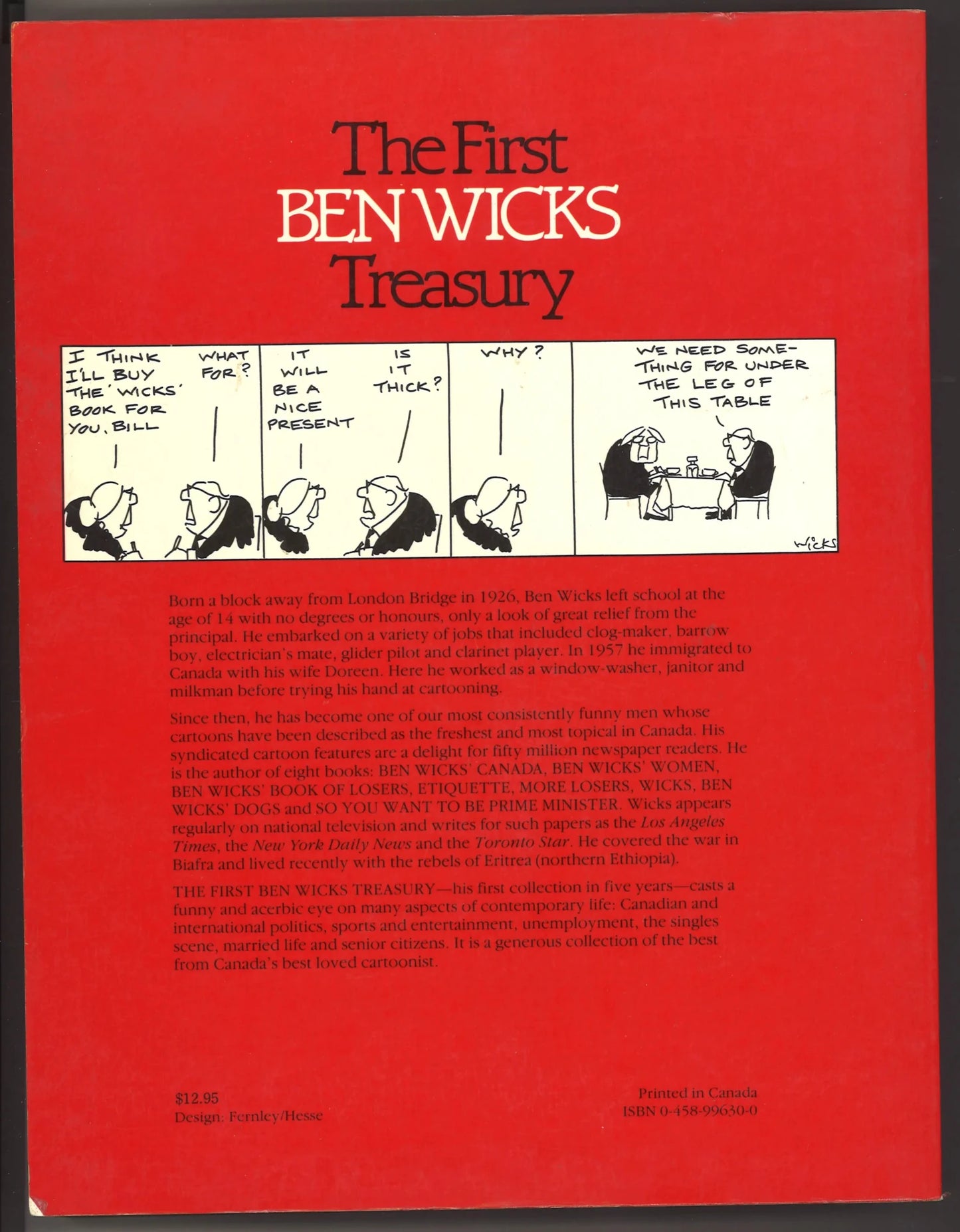 Ben Wicks First Treasury - The Bookstore