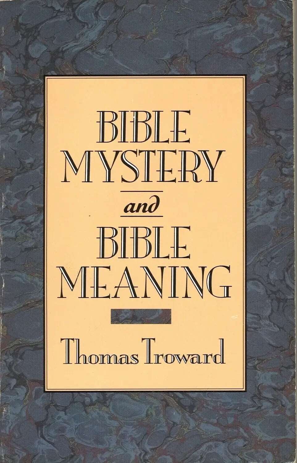 Bible Mystery and Bible Meaning by Thomas Troward My Store