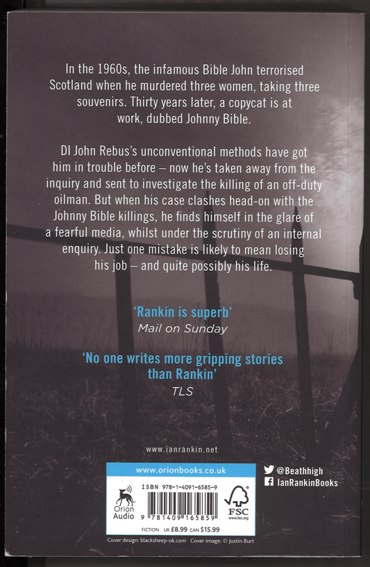 Black And Blue (A Rebus Novel, Book 8) - The Bookstore