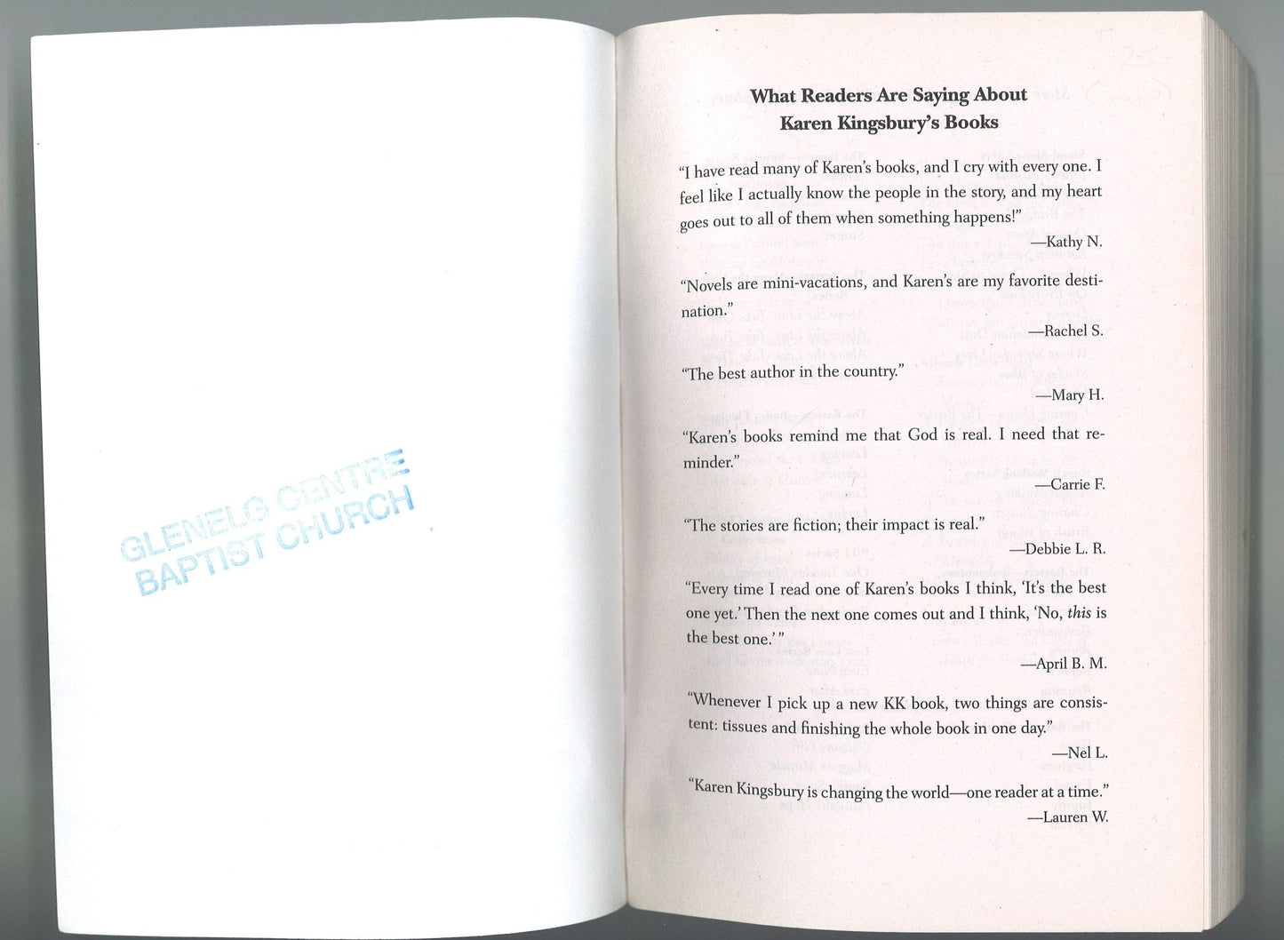 Brush of Wings (Angels Walking, 3) Karen Kingsbury