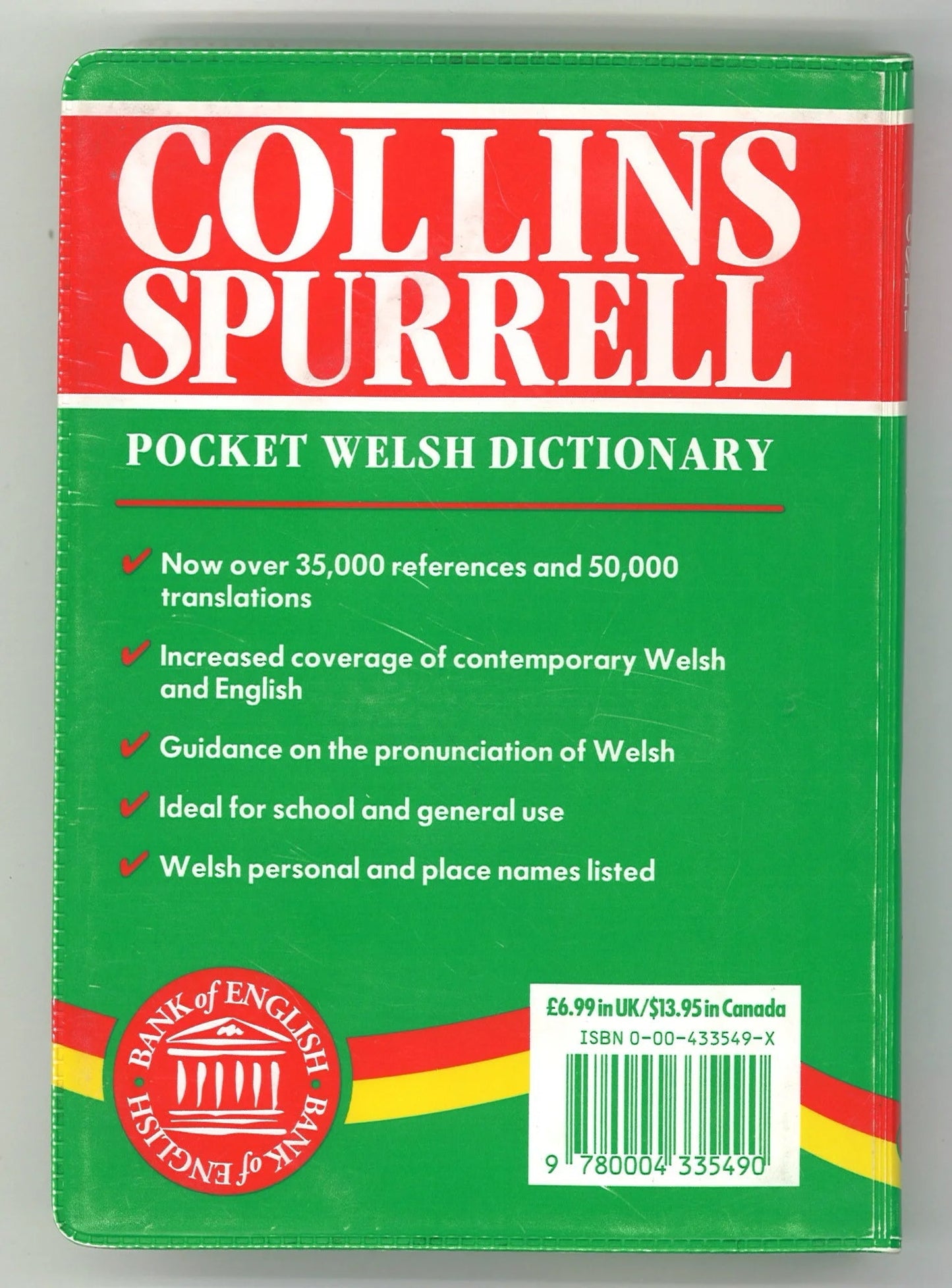 Collins Spurrell Pocket Welsh Dictionary (Revised and Updated) - The Bookstore