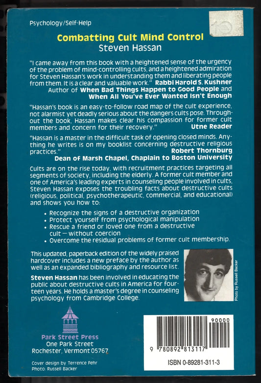 Combatting Cult Mind Control: The 1 Best - selling Guide to Protection, Rescue, and Recovery from Destructive Cults - The Bookstore