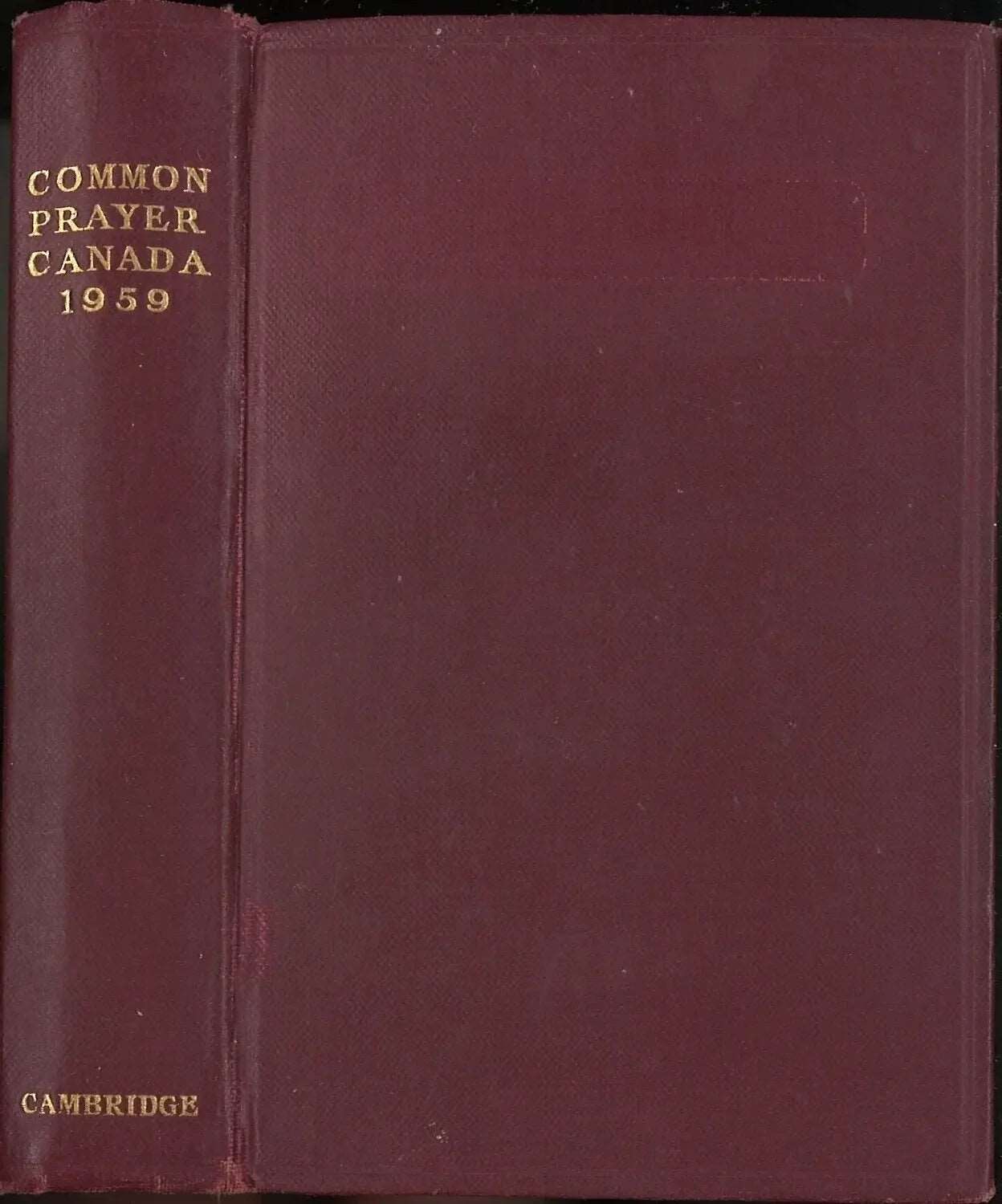 Common Prayer Canada 1959 My Store
