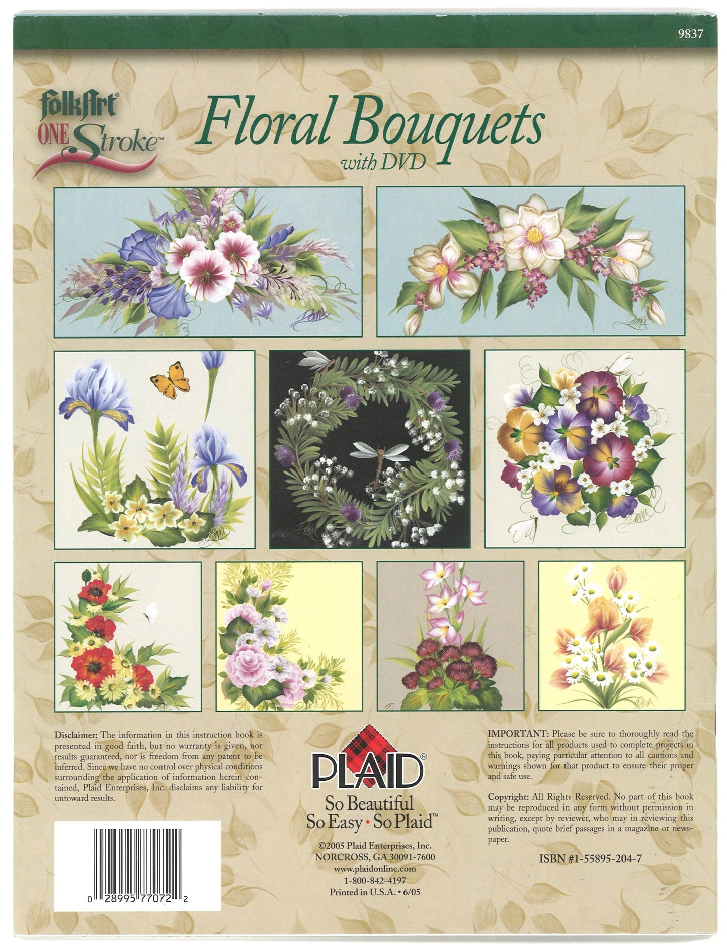 Donna Dewberry: Flora Bouquets with DVD (FolkArt® One Stroke™ series) 9837 - The Bookstore