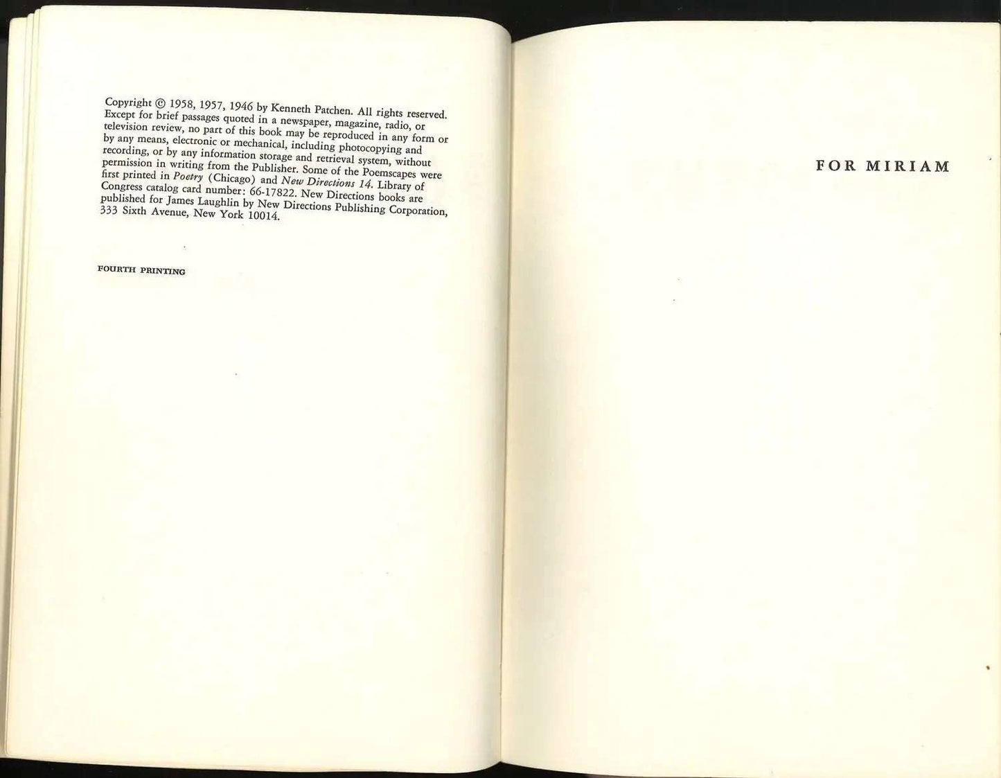 Doubleheader by Kenneth Patchen My Store