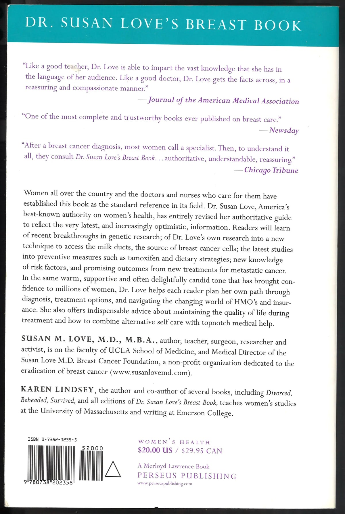 Dr. Susan Love's Breast Book - 3rd Edition