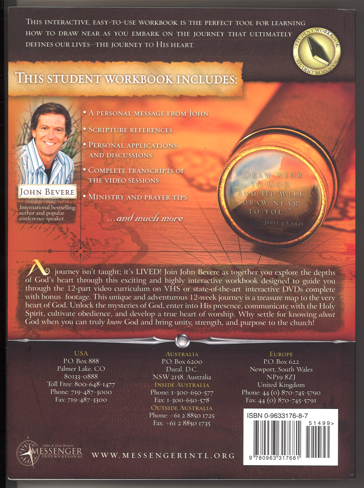 Drawing Near: A Life of Intimacy with God - Student Workbook