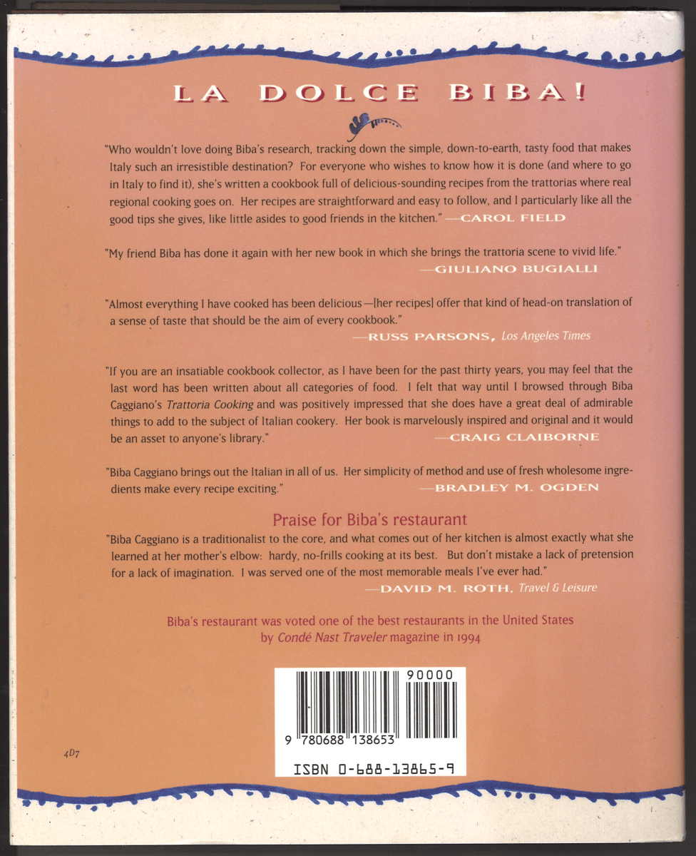 From Biba's Italian Kitchen - The Bookstore