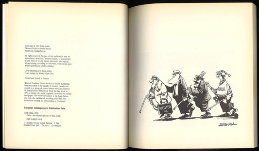 Gable: The Editorial Cartoons of Brian Gable | 1987 | Vintage Canadian Political Cartoons - The Bookstore
