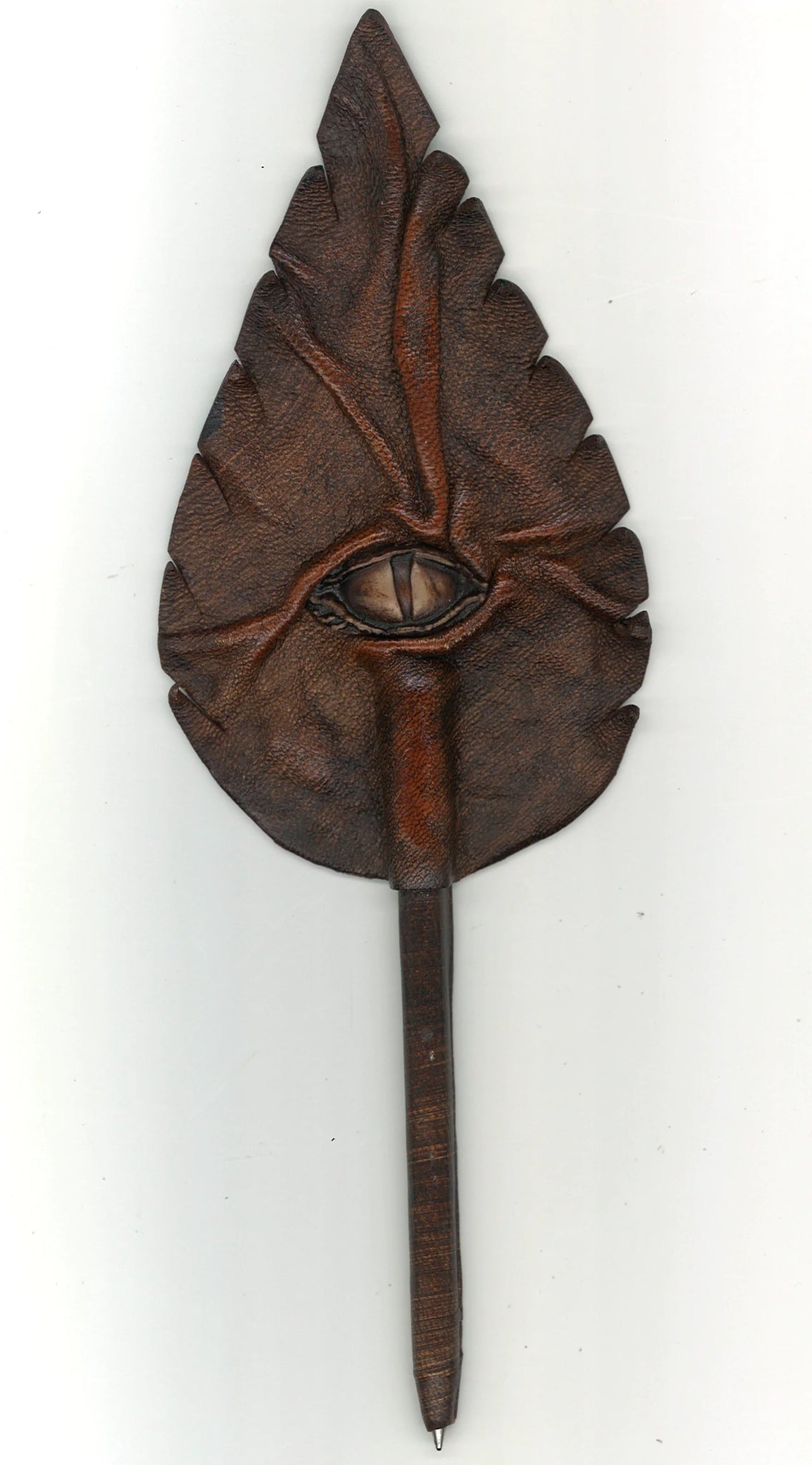 Gothic Handcrafted Leather Pen ML Marcaleather