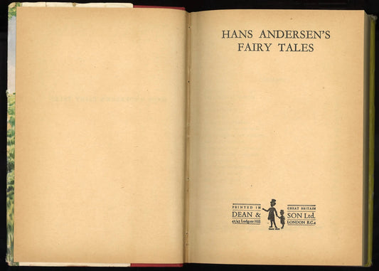 Hans Andersen’s Fairy Tales – Dean’s Classics Edition - The Bookstore