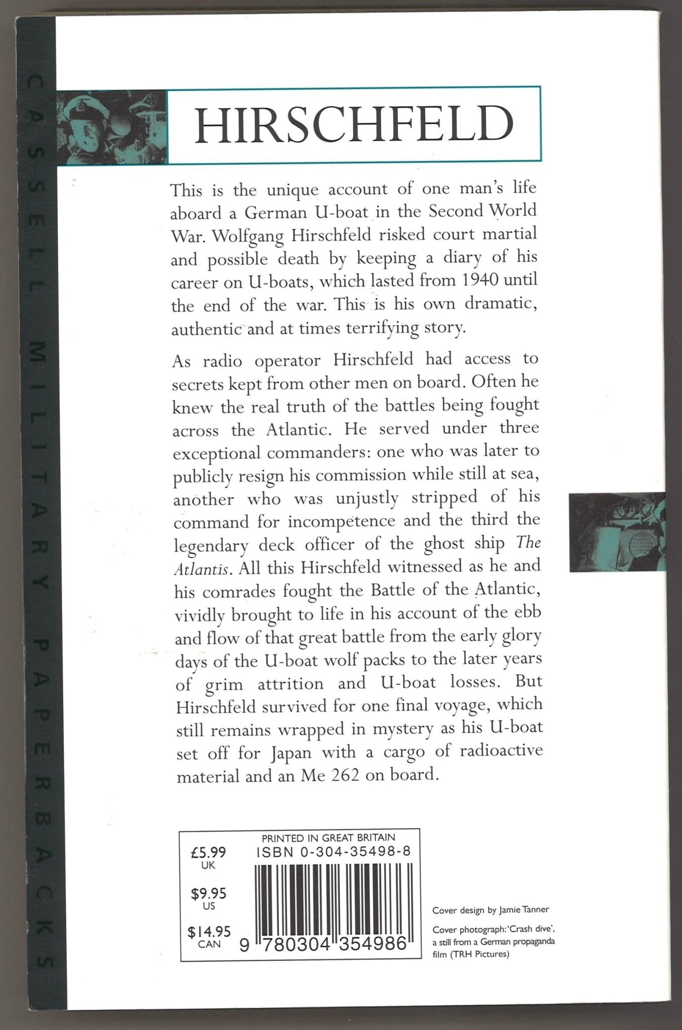 Hirschfeld: The Secret Diary Of A U - Boat - The Bookstore