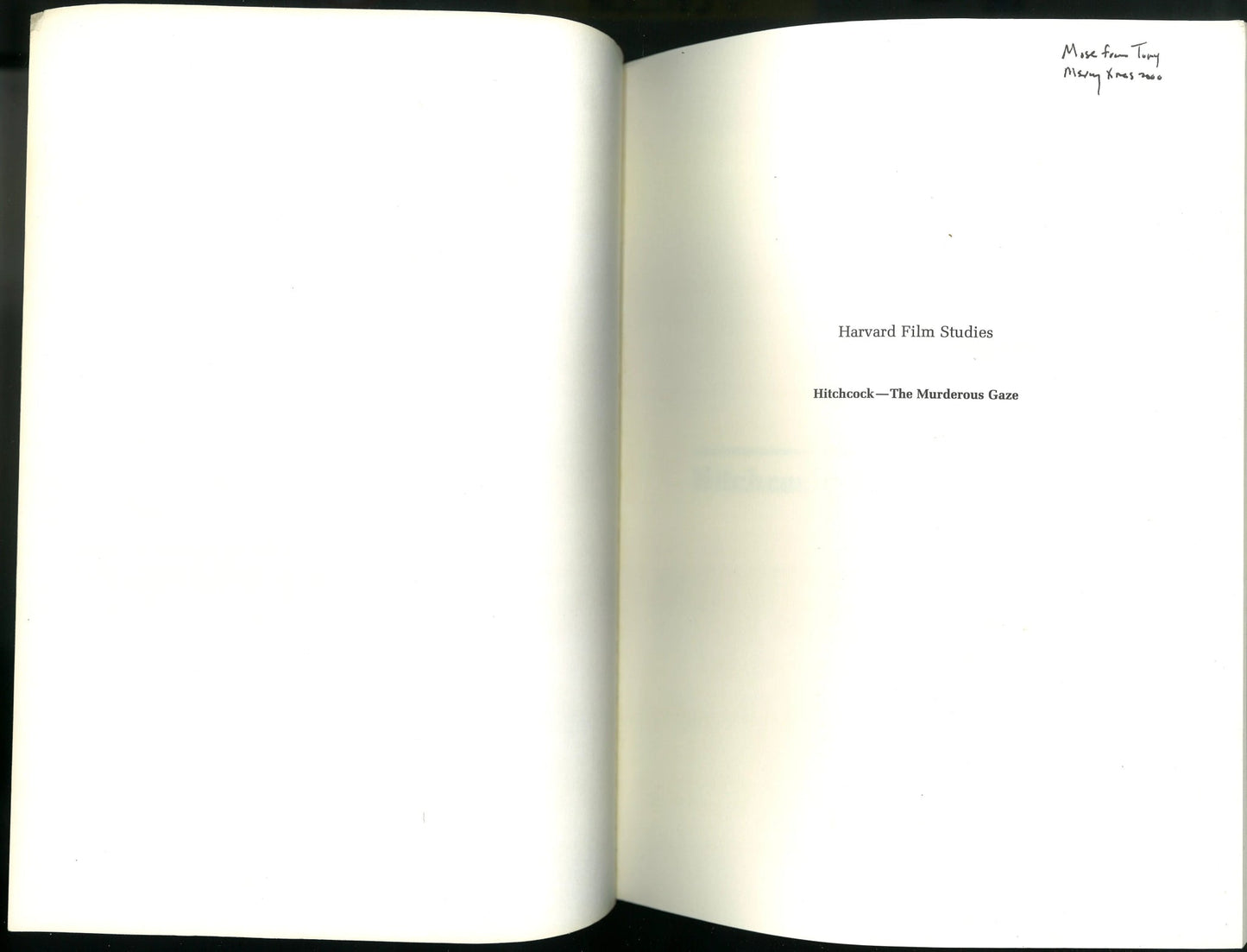 Hitchcock: The Murderous Gaze William Rothman