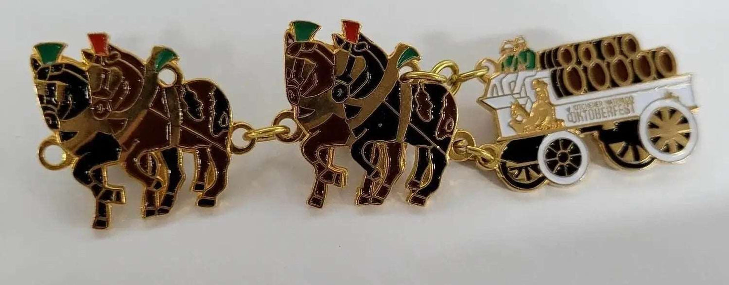 Horse Drawn Conestoga Beer Wagon (3 piece) My Store