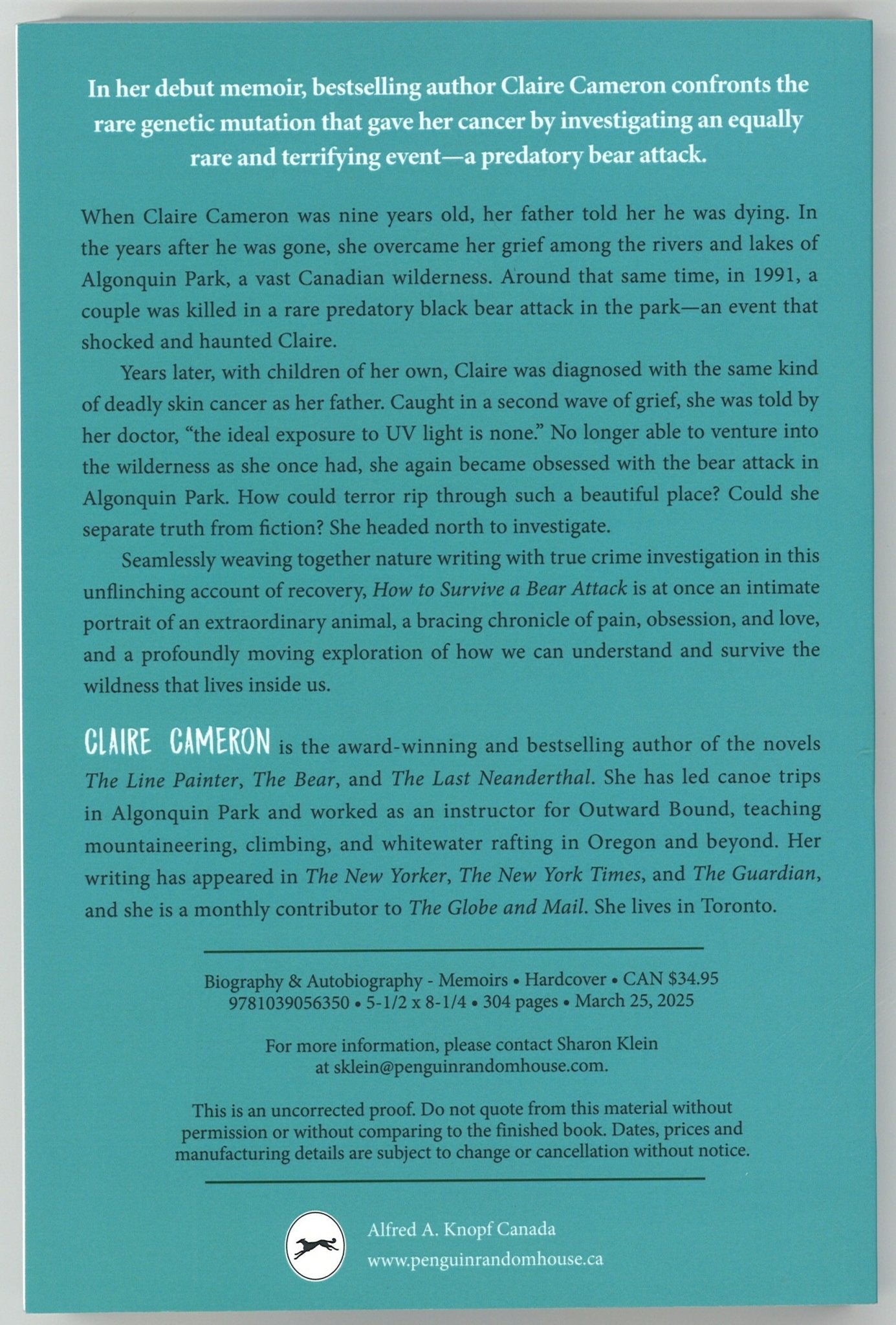 How to Survive a Bear Attack: A Memoir - The Bookstore