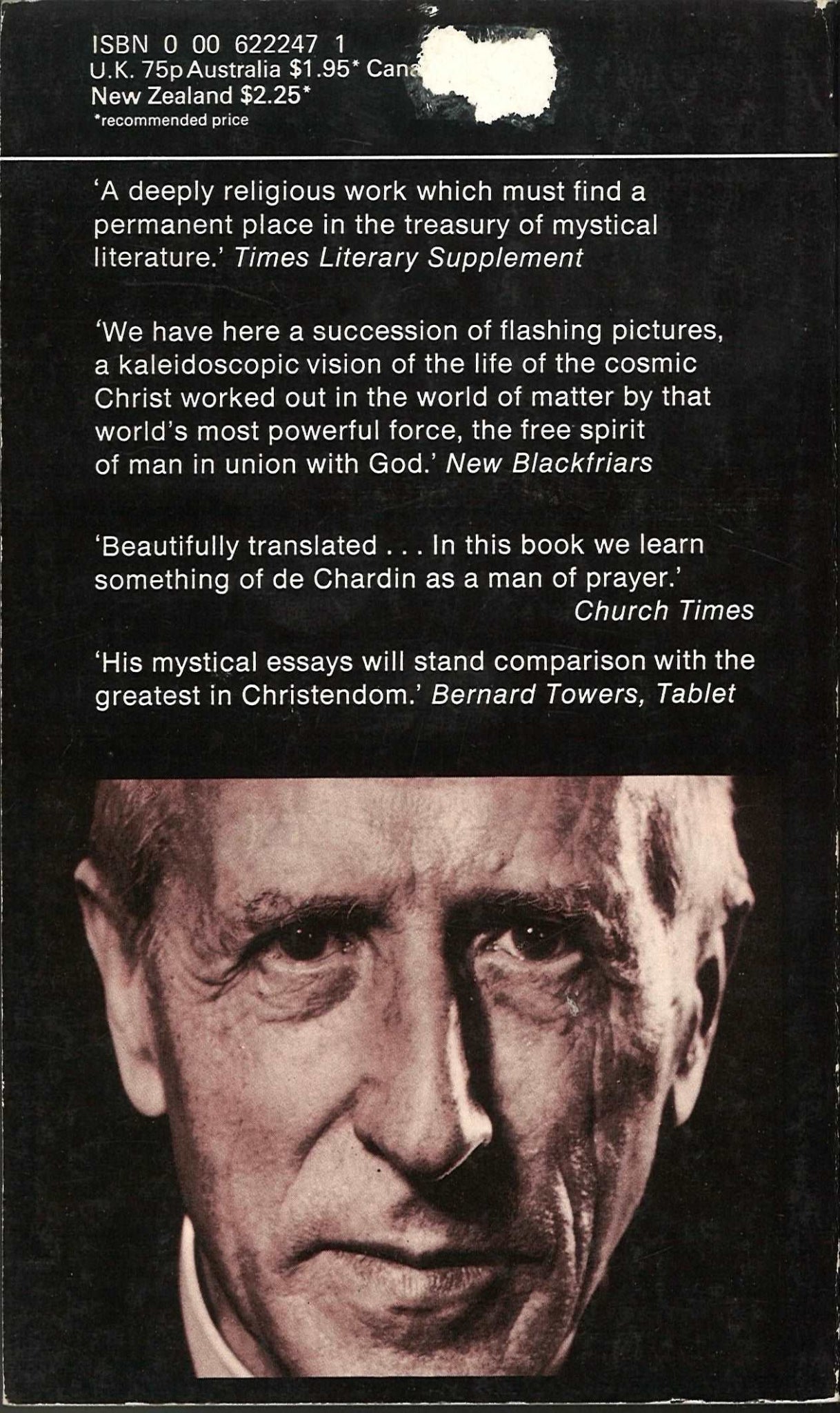 Hymn of the Universe Pierre Teihard de Chardin