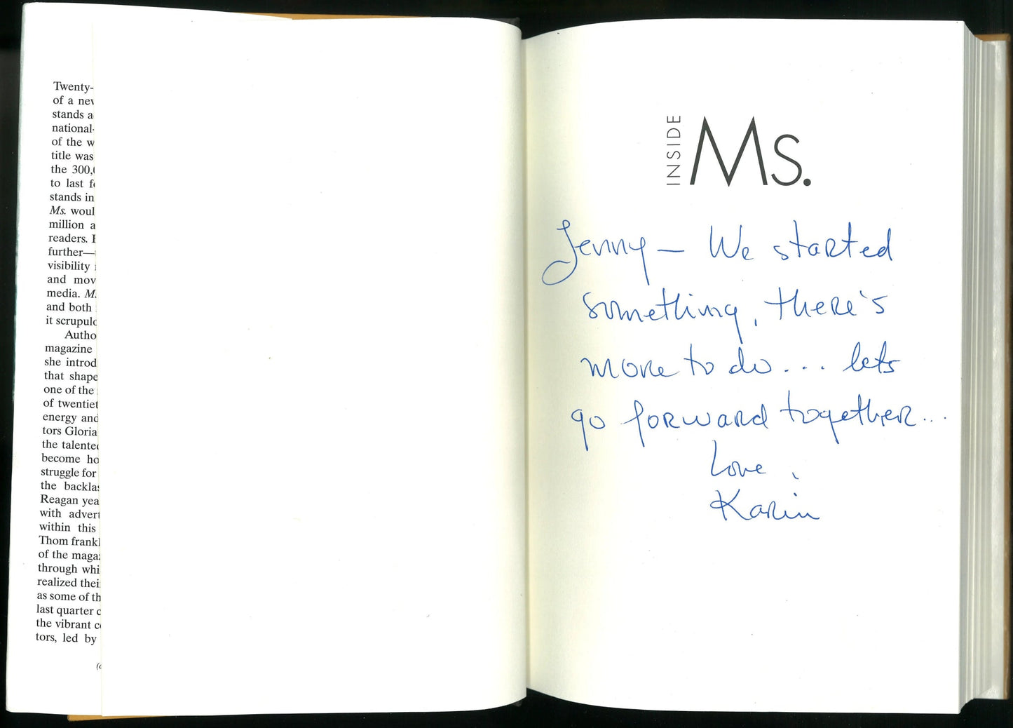 Inside Ms.: 25 Years of the Magazine and the Feminist Movement Mary Thom