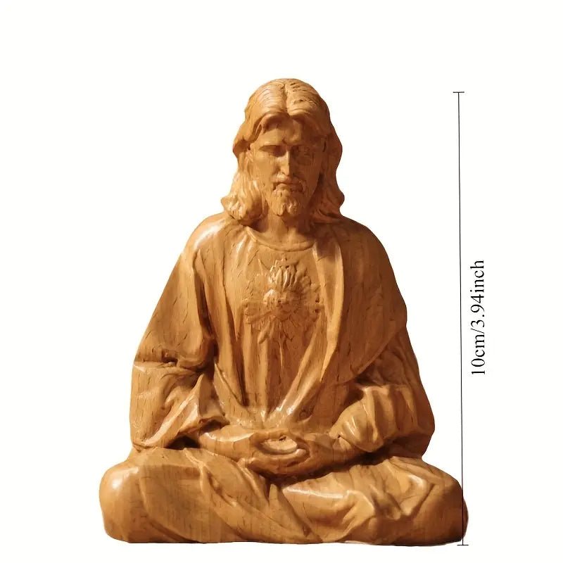 Jesus Figurine in Lotus Pose - The Bookstore