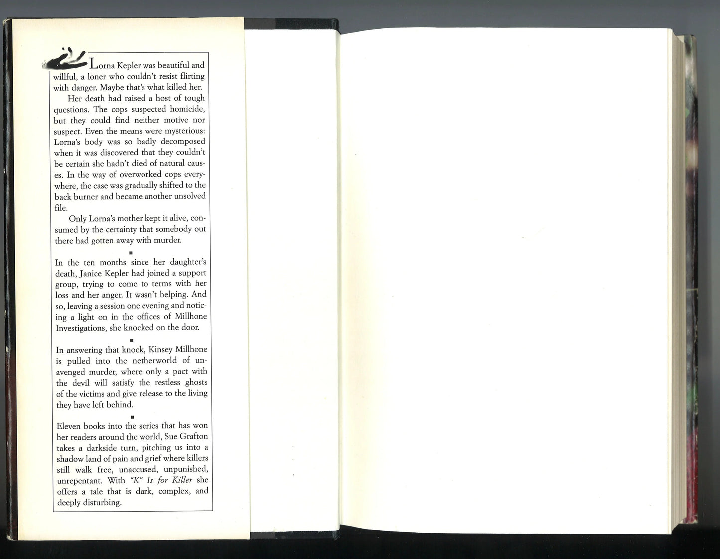 K is for Killer (A Kinsey Millhone Mystery, Book 11) - The Bookstore