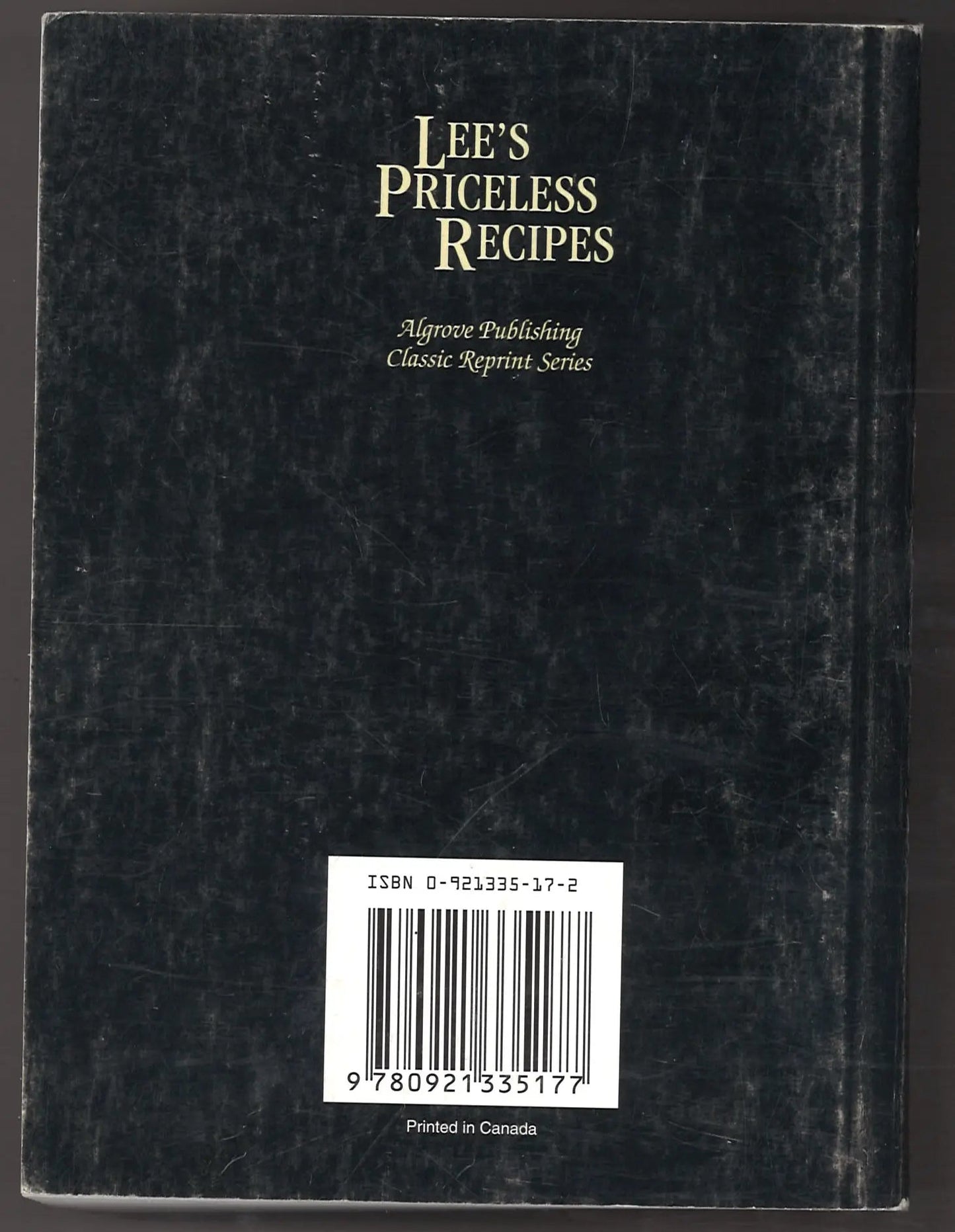 Lee's Priceless Recipes - The Bookstore