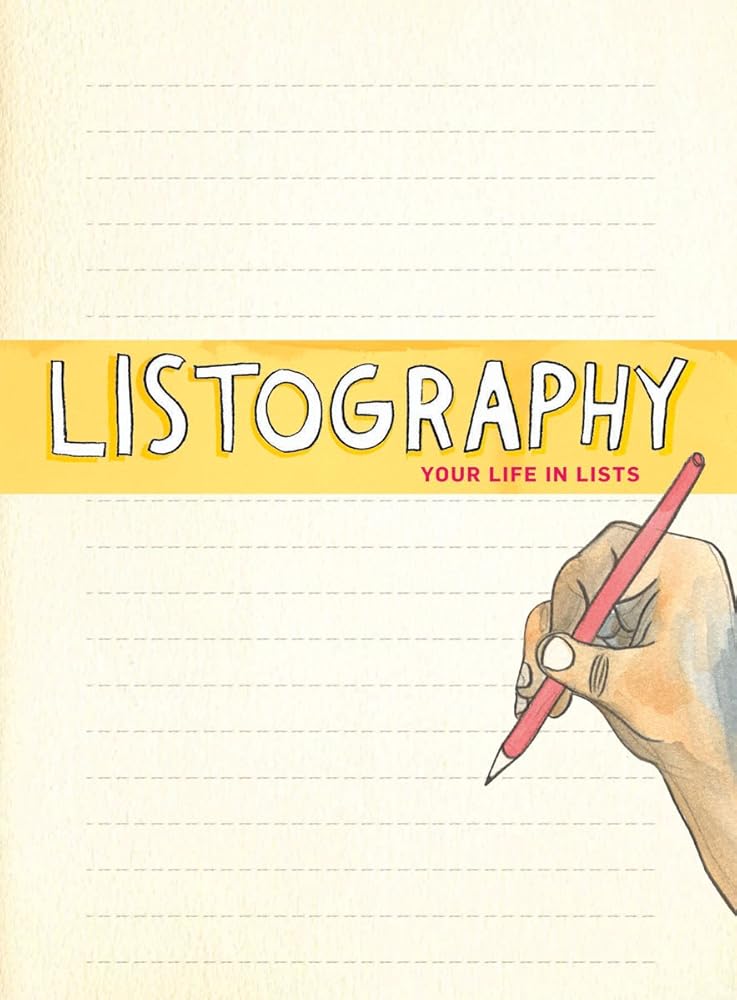 Listography: Your Life in Lists Journal Lisa Nola