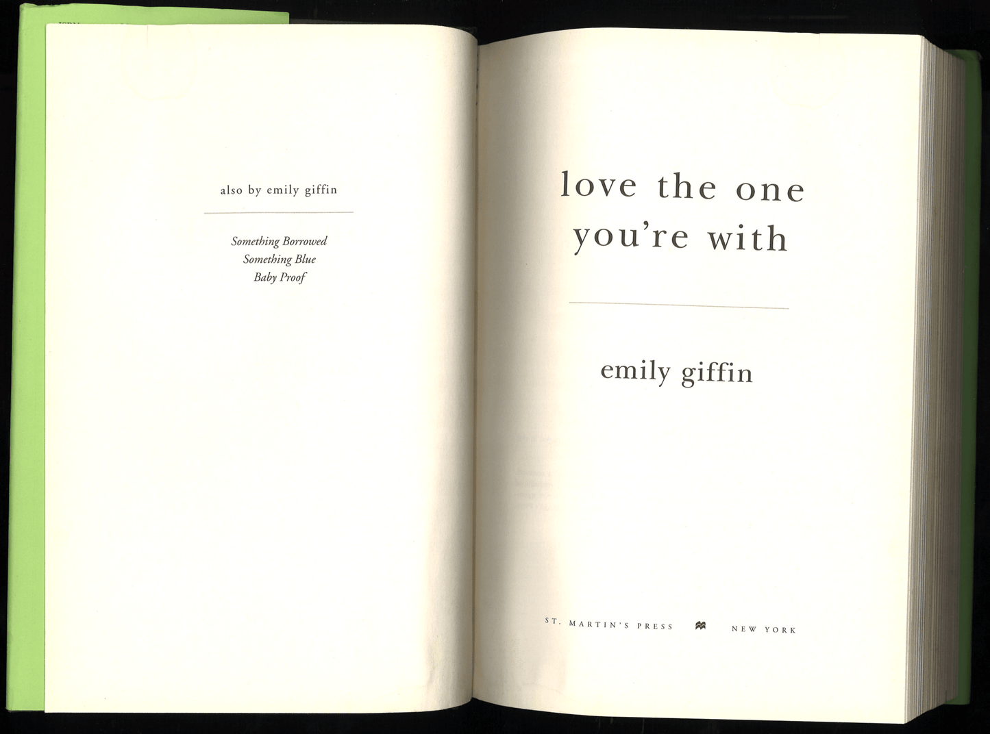 Love the One You're With - The Bookstore