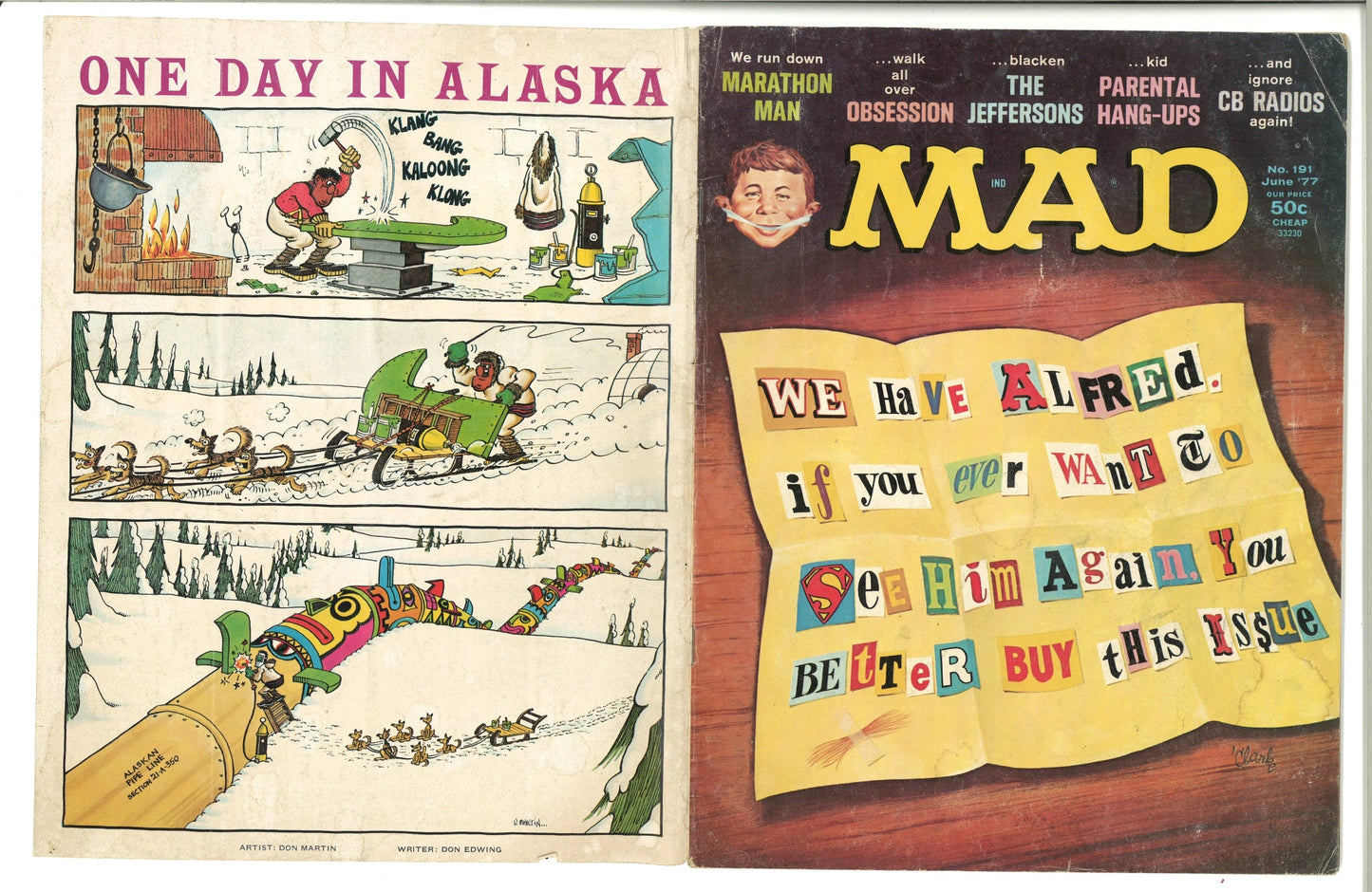 Mad No. 191 June 1977 Albert B. Fedstein