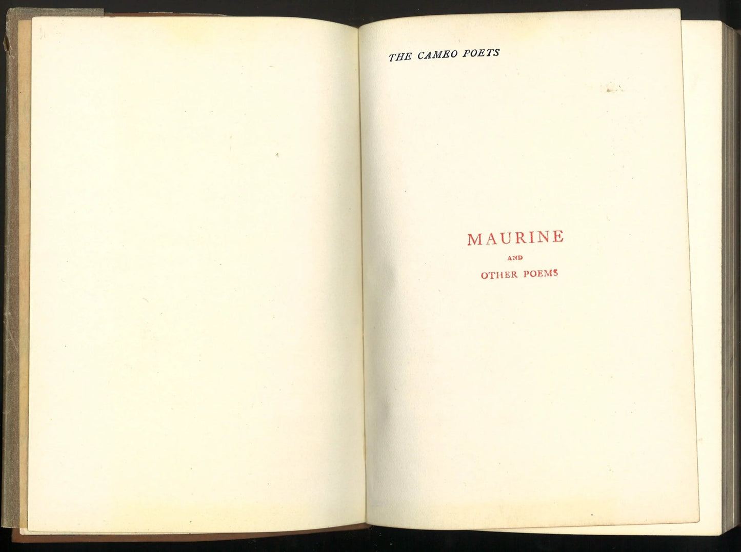 Maurine & Other Poems E. W. Wilcox