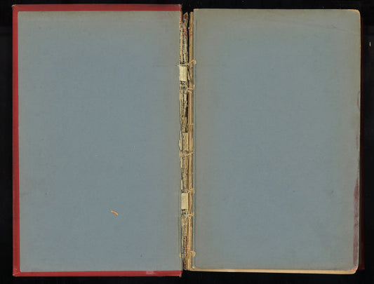 blue grey end pages