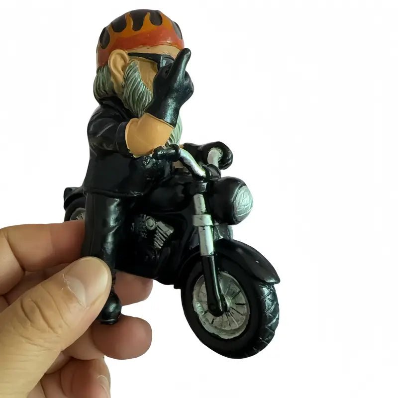 Motorcycle Rider Figurine - The Bookstore