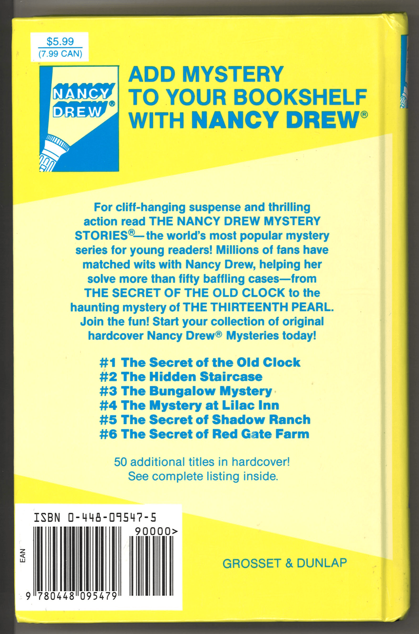 Nancy Drew 47: the Mysterious Mannequin - The Bookstore