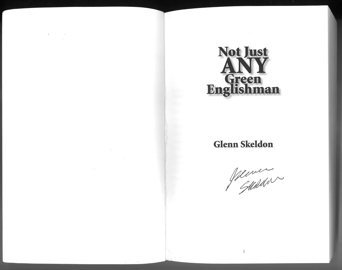 Not Just ANY Green Englishman (Signed) - The Bookstore