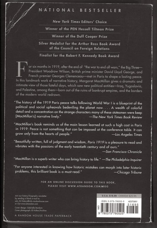 Paris 1919: Six Months That Changed the World - The Bookstore