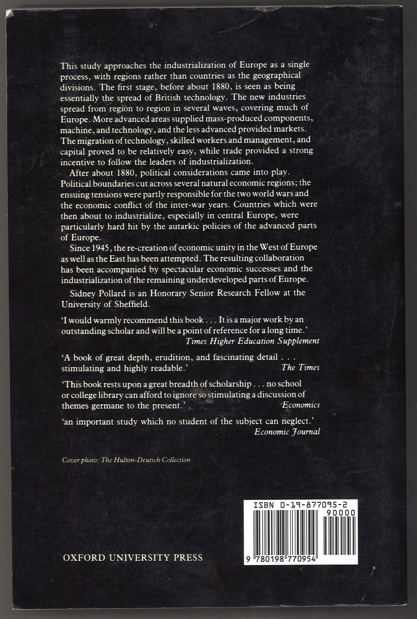 Peaceful Conquest: The Industrialization of Europe, 1760 - 1970 - The Bookstore
