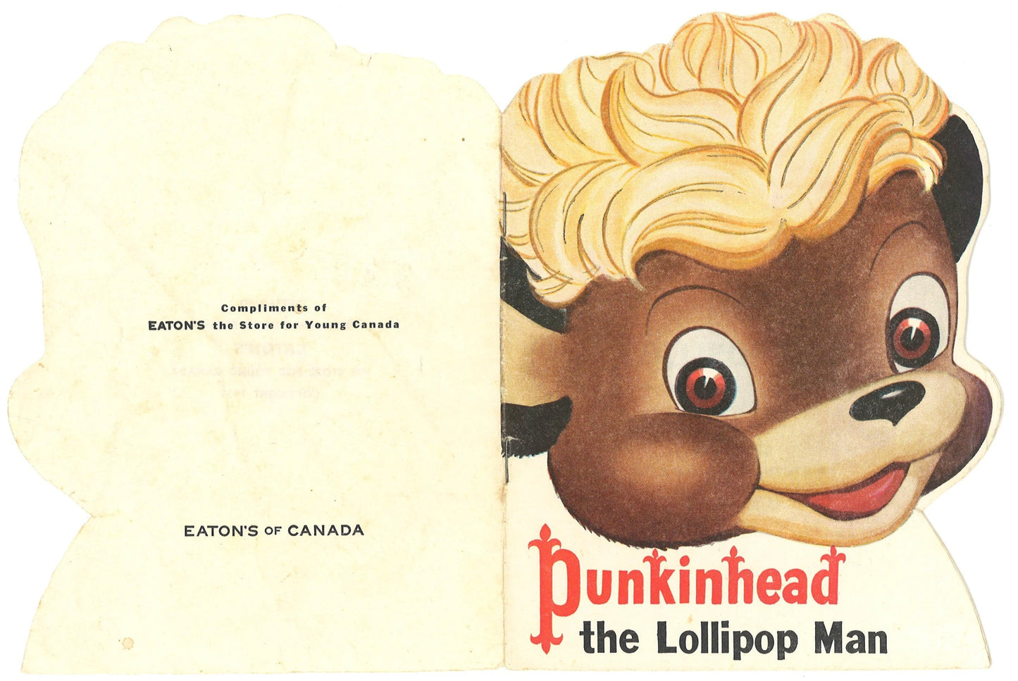 Punkinhead The Lollipop Man Charles Thorson, Eaton's of Canada