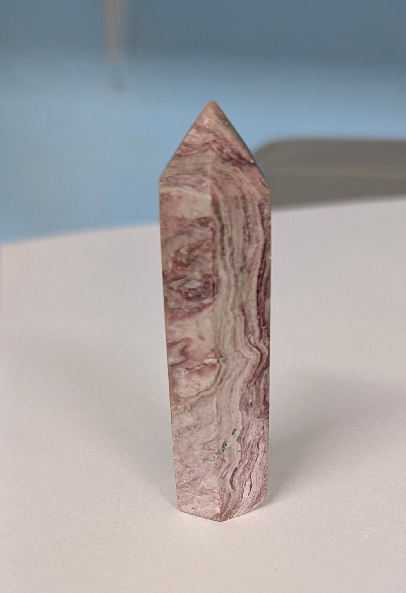 Rhodochrosite Tower: Crystal for Love, Healing & Emotional Balance Czzjsan