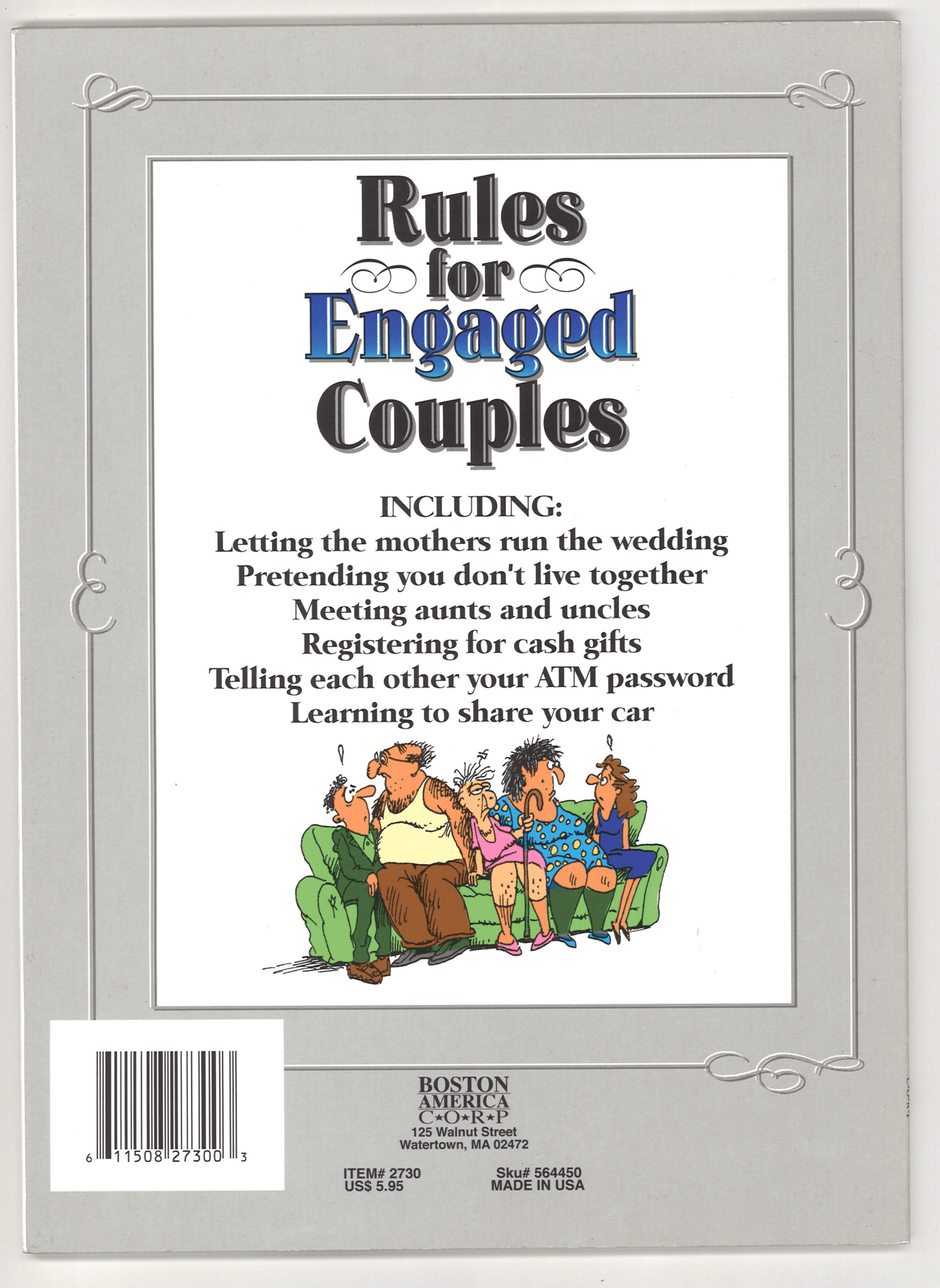 Rules for Engaged Couples - The Bookstore