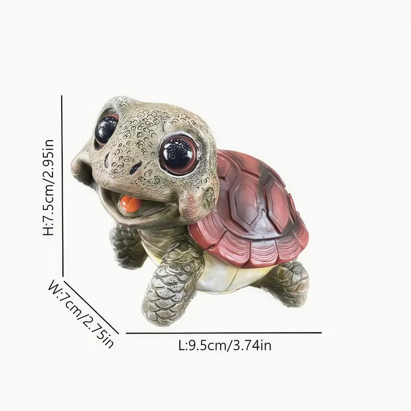 Rustic Turtle Statue - The Bookstore